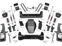 5.0 Inch GM Torsion Bar Drop Suspension Lift Kit (11-19 2500HD/3500HD) Rough Country
