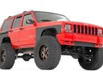 Jeep Front &amp;amp; Rear Upper and Lower Quarter Panel Armor-97-01 Cherokee XJ Rough Country