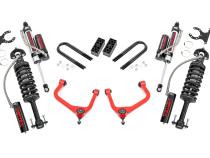 3.5 Inch Lift Kit Vertex Red Chevy Silverado 1500 2WD/4WD (2025-2026) Rough Country