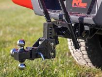 Dual Flag Pole Holder Mount for 2 Inch Hitch Rough Country