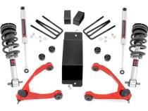 3.5 Inch Lift Kit Forged UCA M1 Strut - Red Silverado/Sierra 1500 (14-16) Rough Country
