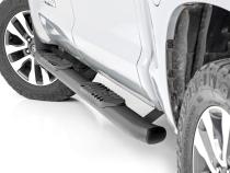 Oval Nerf Step 4.5 Inch Crew Cab Black 07-21 Toyota Tundra 2WD/4WD Rough Country