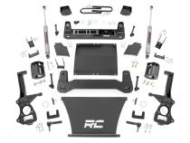 6 Inch Lift Kit Mono Leaf Rear Chevy Silverado 1500 4WD (2022-2024) Rough Country