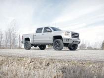 5 Inch Suspension Lift Kit w/N3 Shocks &amp;amp; Struts 14-18 Silverado/Sierra 1500 4WD Cast Steel Rough Country