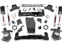 6.0 Inch GM Suspension Lift Kit w/N3 Struts and N3 Shocks 14-18 1500 PU 4WD Cast Steel Rough Country