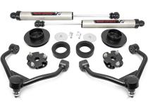 3 Inch Dodge Bolt-On Lift Kit w/Rear V2 Shocks 12-23 RAM 1500 4WD Rough Country