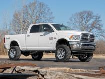 5 Inch Lift Kit FR Gas Coil Radius Arms M1 Ram 2500 4WD (2014-2018) Rough Country