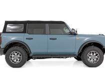 BA2 Running Boards Side Step Bars 4-Door Ford Bronco 4WD (2021-2025) Rough Country