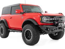 BA2 Running Boards Side Step Bars 2-Door Ford Bronco (2 Door) (21-25) Rough Country