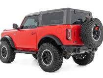 BA2 Running Boards Side Step Bars 2-Door Ford Bronco (2 Door) (21-25) Rough Country