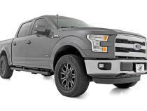BA2 Running Board Side Step Bars Ford F-150/F-250/F-350 2WD/4WD (15-26) Rough Country