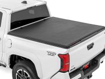 Soft Tri-Fold Bed Cover 5 Foot Bed Dbl Cab Toyota Tacoma 2WD/4WD (24-26) Rough Country