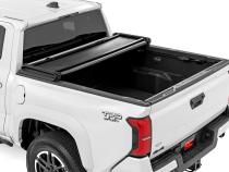 Soft Tri-Fold Bed Cover 5 Foot Bed Dbl Cab Toyota Tacoma 2WD/4WD (24-26) Rough Country