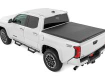 Soft Tri-Fold Bed Cover 5 Foot Bed Dbl Cab Toyota Tacoma 2WD/4WD (24-26) Rough Country