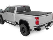 Soft Roll Up Bed Cover 6 Foot 9 Inch Bed Silverado/Sierra 2500HD/3500HD (20-26) Rough Country
