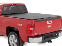 Soft Roll Up Bed Cover 6 Foot 7 Inch Bed Silverado/Sierra 1500/2500HD/3500HD (07-14) Rough Country