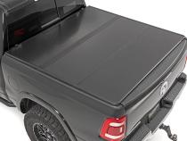 Hard Folding Bed Cover 6.5 Ft Bed 19-21 Ram 1500 2WD/4WD Rough Country