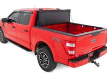 Hard Tri-Fold Flip Up Bed Cover 6 Foot 7 Inch Bed Ford F-150 2WD/4WD (2015-2020) Rough Country