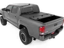 Hard Tri-Fold Flip Up Bed Cover 6 Foot Bed Toyota Tacoma 2WD/4WD (2016-2023) Rough Country