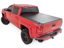 Hard Roll Up Bed Cover 5 Foot 9 Inch Bed Silverado/Sierra 1500 (14-18 &amp;amp; Classic) Rough Country