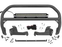Nudge Bar 20 Inch Black Series Single Row LED 21-Up Ford Bronco Sport Rough Country