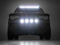 Nudge Bar 20 Inch Chrome Series Single Row LED 21-Up Ford Bronco Sport Rough Country