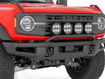 Light Bar Mount 6.5 Inch Round LED (Quad) OE Modular Steel Ford Bronco (21-25) Rough Country
