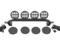 Light Bar Mount 6.5 Inch Round LED (Quad) OE Modular Steel Ford Bronco (21-25) Rough Country