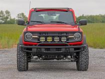 Light Bar Mount 6.5 Inch Round LED (Quad) OE Modular Steel Ford Bronco (21-25) Rough Country