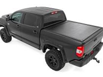 Powered Retractable Bed Cover 5 Foot 7 Inch Bed Toyota Tundra (07-21) Rough Country