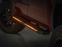 AC2 Running Boards Amber/White CrewMax Toyota Tundra 2WD/4WD (22-26) Rough Country