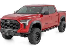 AC2 Running Boards Amber/White CrewMax Toyota Tundra 2WD/4WD (22-26) Rough Country