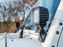 Jeep Lower Windshield Light Mounts 07-18 Wrangler JK For Rough Country 70905 Rough Country