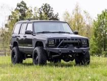 Jeep Cherokee XJ 3 Inch Suspension Lift System w/V2 Shocks Add-A-Leaf For 84-01 Jeep Cherokee XJ Rough Country