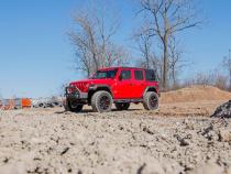 3.5 Inch Lift Kit Adj Lower FR D/S M1R Jeep Wrangler Unlimited Rubicon (18-23) Rough Country