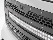 Dodge Mesh Grille w/30 Inch Dual Row Black Series LED 13-18 RAM 2500/3500 Rough Country
