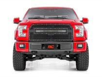 Ford Mesh Grille 30 Inch Dual Row Black Series LED w/Amber DRL 15-17 F-150 Rough Country