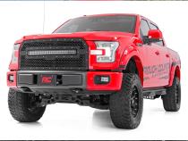 Ford Mesh Grille 30 Inch Dual Row Black Series LED w/Amber DRL 15-17 F-150 Rough Country