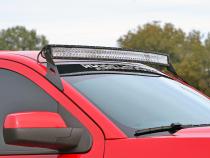 54 Inch Curved LED Light Bar Upper Windshield Mounts 14-18 Silverado/Sierra 1500 Rough Country