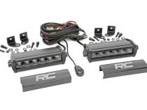 6 Inch CREE LED Light Bars Pair Black Series Rough Country
