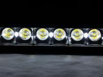 8 Inch CREE LED Light Bar Single Row, Pair Black Series w/Cool White DRL Rough Country