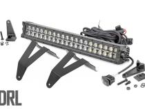 Dodge 20 Inch LED Bumper Kit Black Series w/Amber White DRL 19-20 RAM 1500 Rough Country