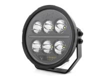 Black Series Halo LED Light Pair White/Amber DRL 6.5 Inch Round Rough Country