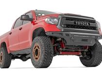 Toyota 3-inch LED Lower Windshield Ditch Kit (14-20 Tundra 3 Inch Osram Wide Angle Series) Rough Country