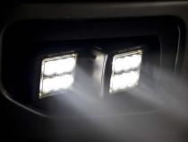 LED Light Kit Fog Mount Dual 2 Inch Black Pairs Spot/Flood Ford F-150 (15-17) Rough Country