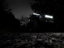 12 Inch CREE LED Light Bar Dual Row Black Series Rough Country