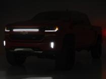 LED Light Kit Grille Mount 30 Inch DRL Chevy Silverado 1500 (16-18) Rough Country