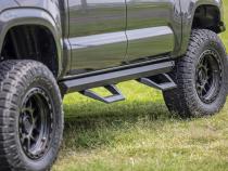 SRX2 Adjustable Aluminum Step Double Cab 05-22 Toyota Tacoma 2WD/4WD Rough Country