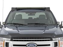 Ford 2-inch LED Lower Windshield Flood Pattern Ditch Kit 15-21 Ford F-150 Rough Country