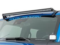 LED Light Upper Windshield 40 Inch Black Single Row 21-Up Ford Bronco Rough Country
